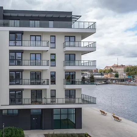 Bulwary Nad Odra Z Widokiem Na Rzeke Odre I Prywatnym Miejscem Parkingowym Apartamento *