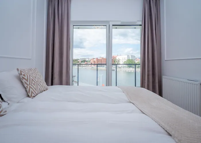 Διαμέρισμα Bulwary Nad Odra Z Widokiem Na Rzeke Odre I Prywatnym Miejscem Parkingowym