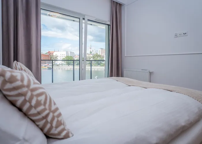 Διαμέρισμα Bulwary Nad Odra Z Widokiem Na Rzeke Odre I Prywatnym Miejscem Parkingowym Στσέτσιν